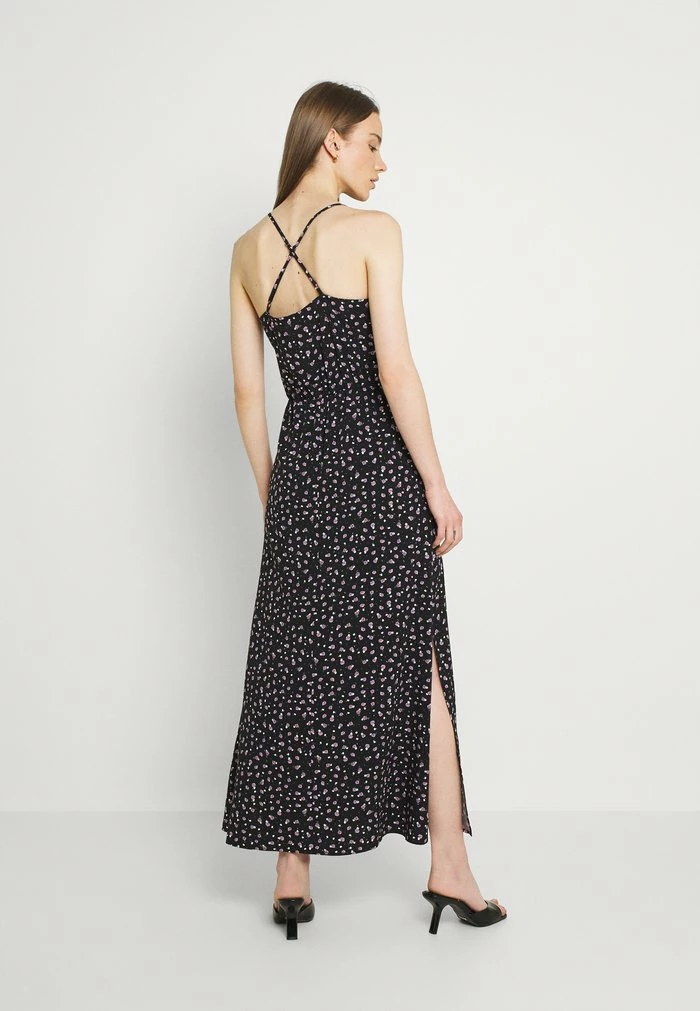Even&Odd Maxi Dress - Black/purple 5 Even&Odd Maxi Dress - Black/purple - Image 3