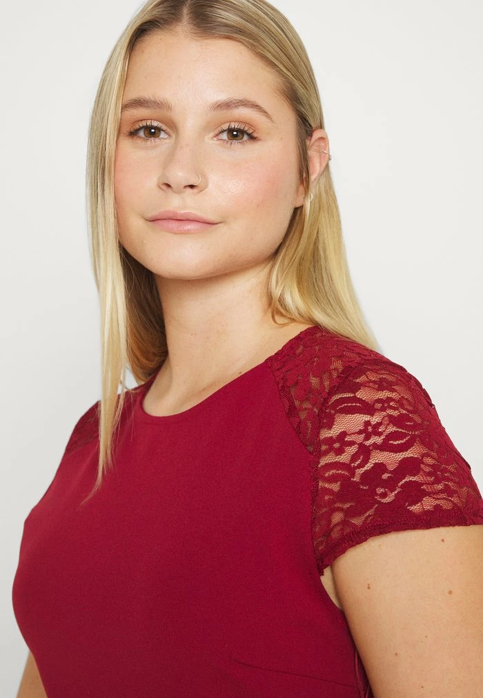 Even&Odd Shift Dress - Red 8 Even&Odd Shift Dress - Red - Image 6