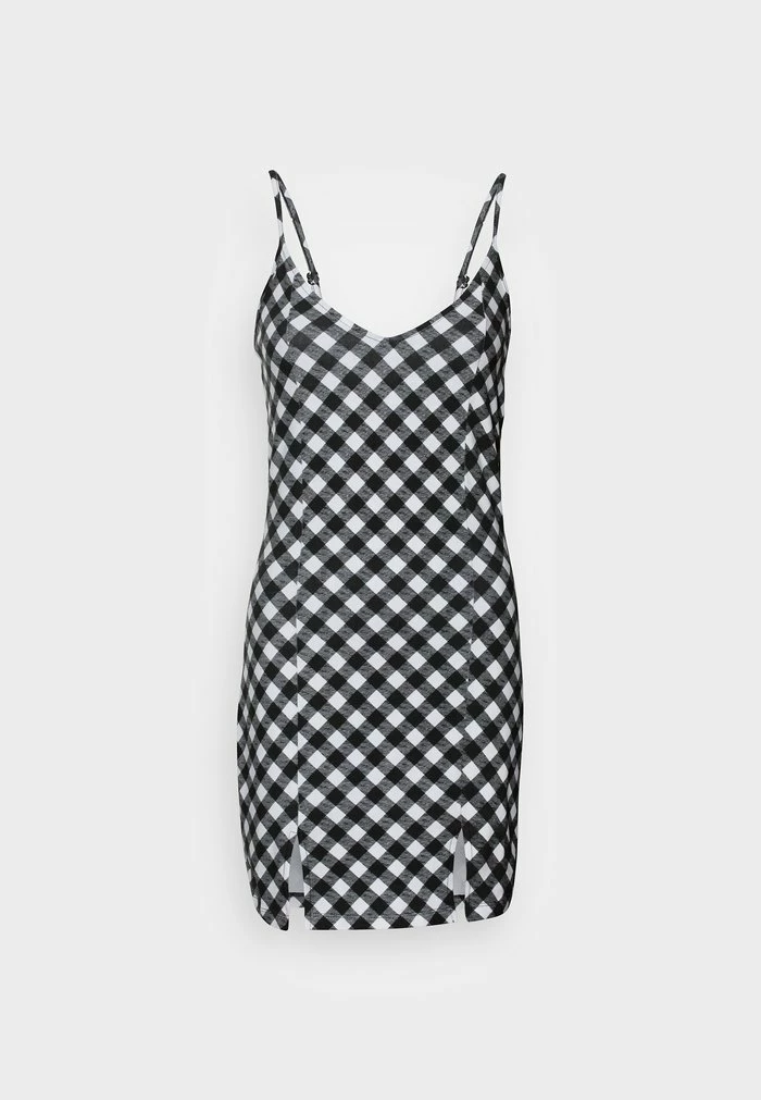 Even&Odd Jersey Dress - Black/white 6 Even&Odd Jersey Dress - Black/white - Image 4