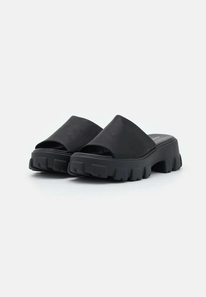 Even&Odd Heeled Mules - Black 5 Even&Odd Heeled Mules - Black - Image 3