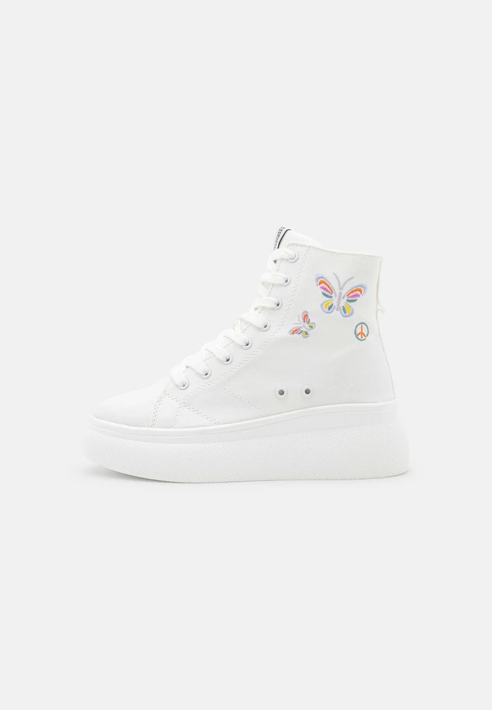 Even&Odd High-top Trainers - White 4 Even&Odd High-top Trainers - White - Image 2