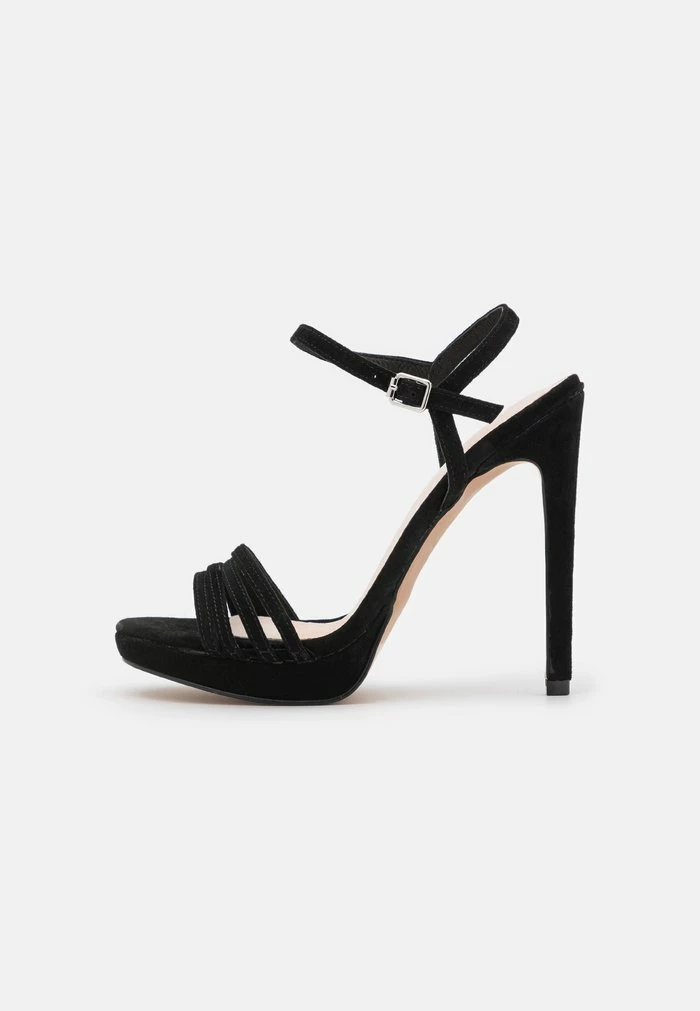 Even&Odd LEATHER - High Heeled Sandals - Black 4 Even&Odd LEATHER - High Heeled Sandals - Black - Image 2