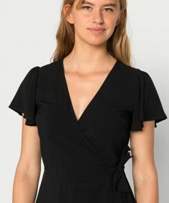 Even&Odd Day Dress - Black -Even&Odd Sales Store 02b66cb588dd4e74a664723ac84417a2