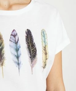 Even&Odd Print T-shirt - White -Even&Odd Sales Store 03b275fb09d44dbebeab4df3d0b7e16f