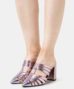 Even&Odd Heeled Mules - Multi-coloured