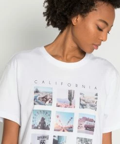 Even&Odd Print T-shirt - White -Even&Odd Sales Store 044dca77cc6a4999bcee73d112ad55d1