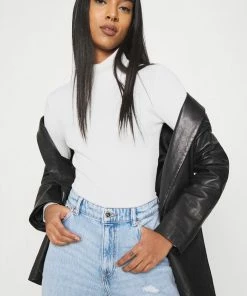 Even&Odd CROPPED TURTLE NECK 2 PACK - Jumper - Black/ White -Even&Odd Sales Store 045797ed152241be9bd628e7e24dc4c3