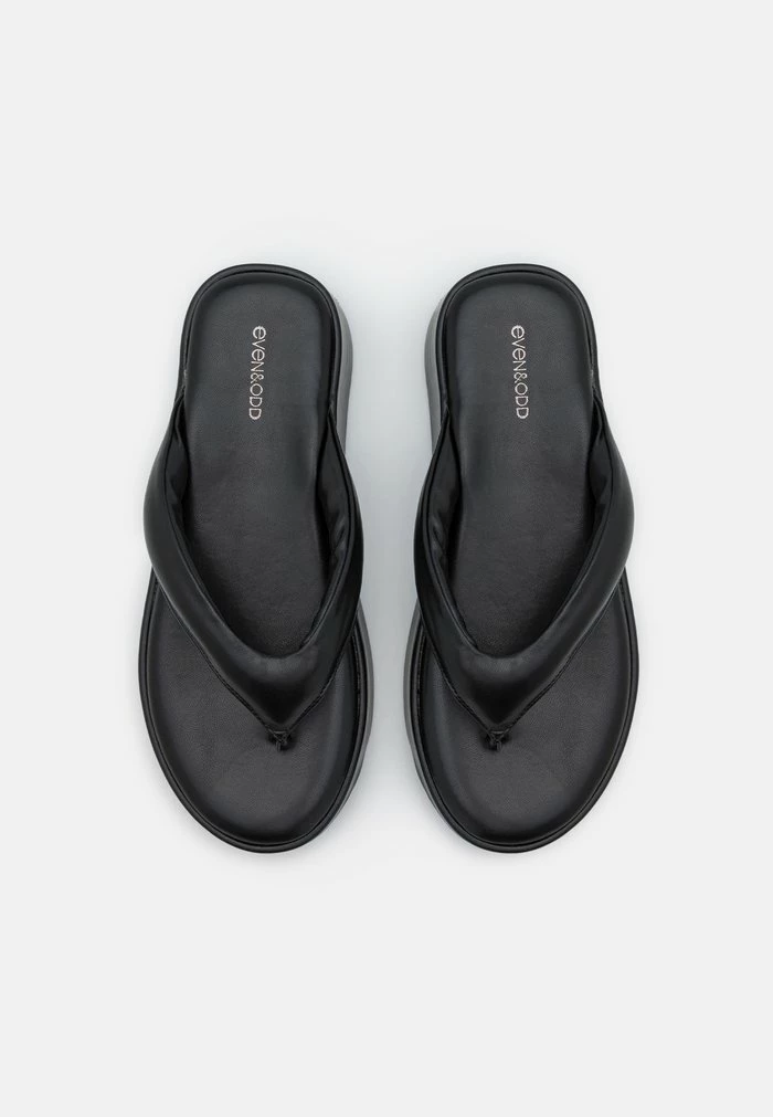 Even&Odd T-bar Sandals - Black 8 Even&Odd T-bar Sandals - Black - Image 6