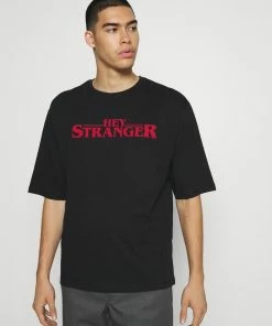 Even&Odd Print T-shirt - Black