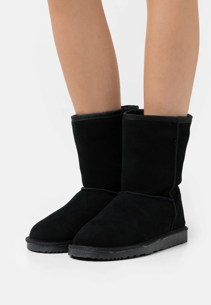 Even&Odd WINTER BOOTIES LEATHER - Classic Ankle Boots - Black 3 Even&Odd WINTER BOOTIES LEATHER - Classic Ankle Boots - Black