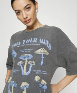 Even&Odd Print T-shirt - Black -Even&Odd Sales Store 06740cf73c8749309023d2caef11e459