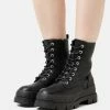 Even&Odd Lace-up Ankle Boots - Black -Even&Odd Sales Store 06b110805f1a4a65a0da05100cd63bbe