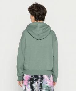 Even&Odd OVERSIZED HOODIE CONTRAST CORD - Hoodie - Dark Green -Even&Odd Sales Store 0795987cf5604342bc02245d96c26198