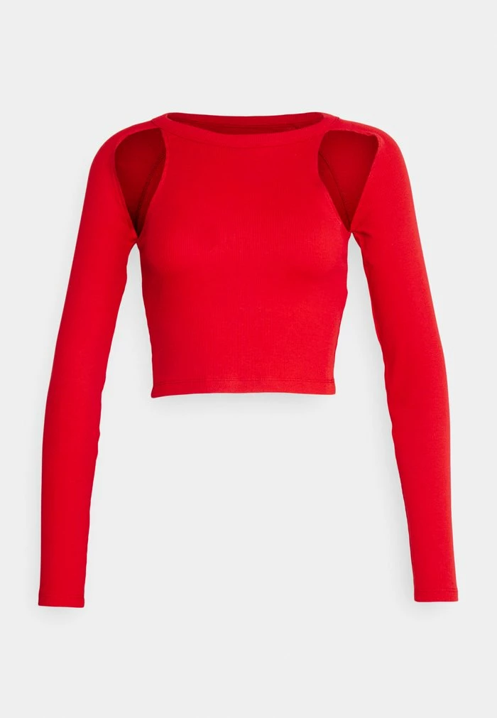 Even&Odd Long Sleeved Top - Red 7 Even&Odd Long Sleeved Top - Red - Image 5
