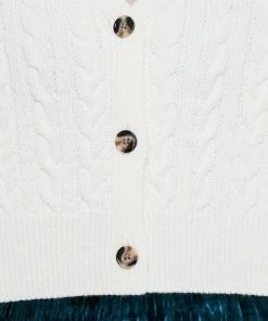 Even&Odd CABLE CARDIGAN - Cardigan - Off-white -Even&Odd Sales Store 098c342d323f49c1b191d7c32f87b1dc