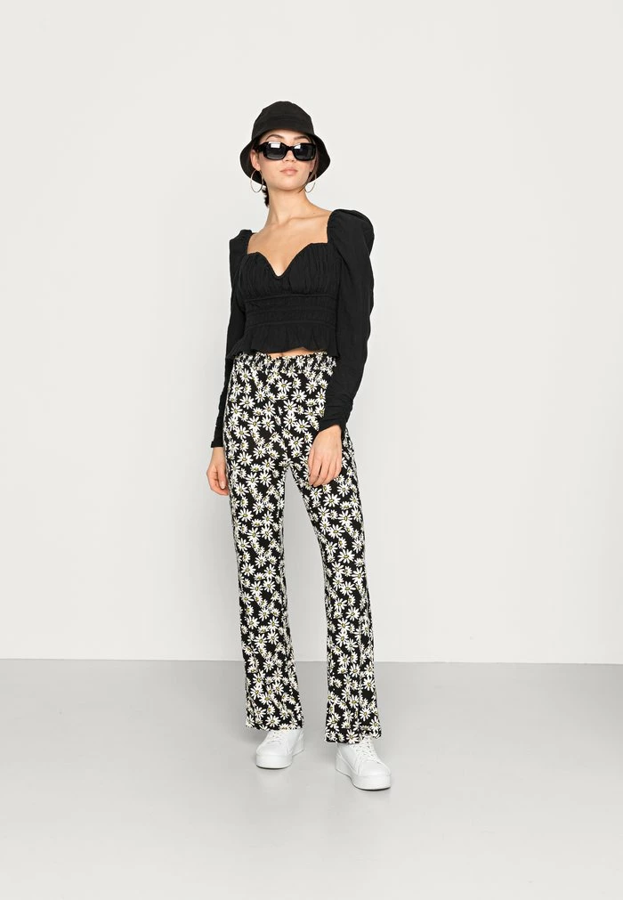 Even&Odd Trousers - Black/white 4 Even&Odd Trousers - Black/white - Image 2