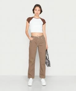 Even&Odd Basic T-shirt - White Brown -Even&Odd Sales Store 0b0303989d3d419e83793e5b2003701d