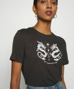 Even&Odd HATTIE MIRRORED DRAGONS TEE - Print T-shirt - 801 - Anthracite 13 Even&Odd HATTIE MIRRORED DRAGONS TEE - Print T-shirt - 801 - Anthracite -Even&Odd Sales Store 0bfbbb5a07384f34bb6d0611800c66fc