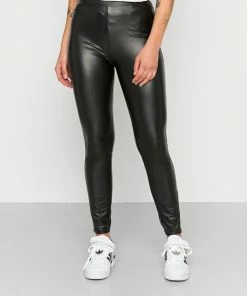 Even&Odd Leggings - Trousers - Black