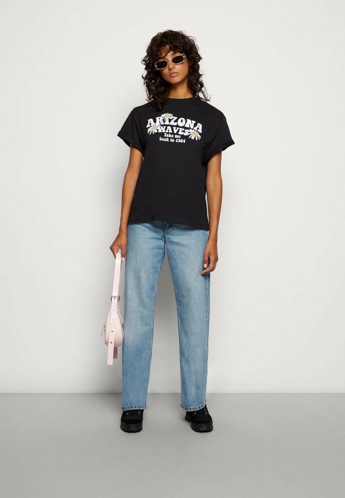 Even&Odd TONJA ARIZONA WAVES - Print T-shirt - Black 4 Even&Odd TONJA ARIZONA WAVES - Print T-shirt - Black - Image 2