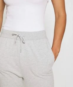 Even&Odd 2er PACK - Slim Fit Joggers - Tracksuit Bottoms - Mottled Light Grey/black -Even&Odd Sales Store 0fa8f1a0f7e64981b2f48bba5e94472f