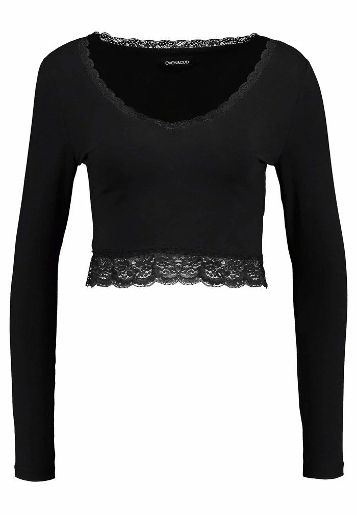 Even&Odd Long Sleeved Top - Black 6 Even&Odd Long Sleeved Top - Black - Image 4