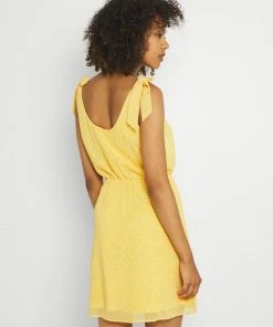 Even&Odd Day Dress - Yellow/white -Even&Odd Sales Store 10d8417e8918499196add9aa704670d6