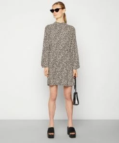 Even&Odd Day Dress - Black/brown/multi-coloured -Even&Odd Sales Store 111e7deda46a4047847ca9ece047c3b2