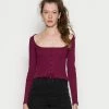 Even&Odd Long Sleeved Top - Purple -Even&Odd Sales Store 1256b4293380431c9b429be42df24dd8