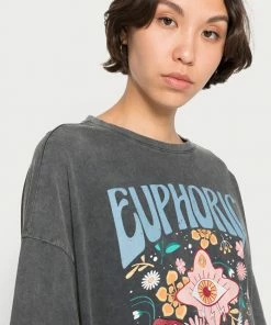 Even&Odd Print T-shirt - Black 11 Even&Odd Print T-shirt - Black -Even&Odd Sales Store 1256cce6e98c4422a656ff49b647012c