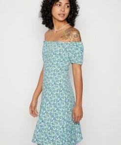 Even&Odd Day Dress - Blue/white -Even&Odd Sales Store 13be6291ed804dae86f23b85cf1e36a4