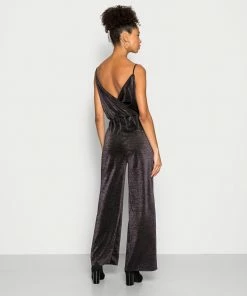 Even&Odd SLEEVELESS V NECK WRAP WIDE LEG - Jumpsuit - Black 9 Even&Odd SLEEVELESS V NECK WRAP WIDE LEG - Jumpsuit - Black -Even&Odd Sales Store 152743146cfa4d29a6f5446d3ea66879