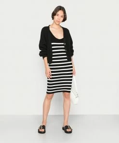 Even&Odd Jumper Dress - Black/white -Even&Odd Sales Store 156d0d11bfa54a1db7b33c17cbb37628
