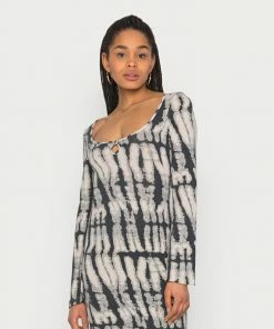 Even&Odd FLARED SLEEVES DRESS 2 Pack - Day Dress - Black/light Grey -Even&Odd Sales Store 1611412abc3843c18ee5fff3b470d7e7