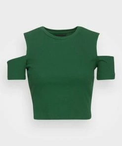 Even&Odd Basic T-shirt - Dark Green -Even&Odd Sales Store 1732197e23cf46e8b31c2b2c6f65bbe1