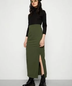 Even&Odd Maxi Skirt - Khaki -Even&Odd Sales Store 18fe579243884c6f8235fca8db4b83ea
