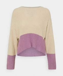 Even&Odd Jumper - Beige/lilac