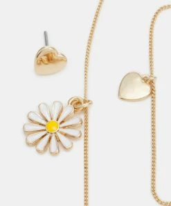 Even&Odd SET - Earrings - Gold-coloured -Even&Odd Sales Store 19b42df5a08b4f8c9e6e724735b1c038