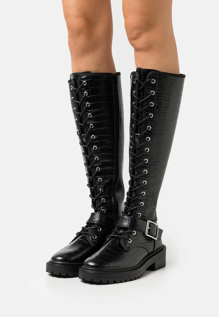 Even&Odd Lace-up Boots - Black 3 Even&Odd Lace-up Boots - Black