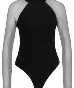 Even&Odd BODYSUIT - Long Sleeved Top - Black -Even&Odd Sales Store 1b463d0d89134a76ab04ef2ac3ff5c1b