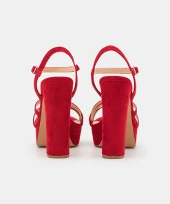 Even&Odd High Heeled Sandals - Red 11 Even&Odd High Heeled Sandals - Red -Even&Odd Sales Store 1b8355ed5e3b4a7fb61e2b0532d05366