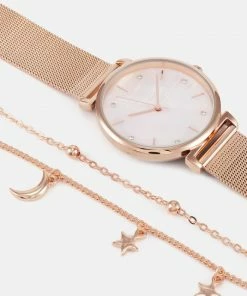 Even&Odd SET - Watch - Rose Gold-coloured/tan -Even&Odd Sales Store 1c38286685d249e8aa354517ec872aa0