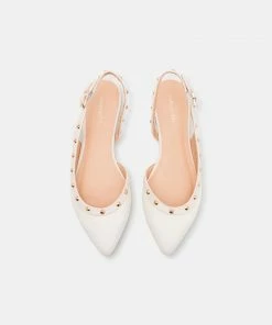Even&Odd Slingback Ballet Pumps - White -Even&Odd Sales Store 1c95467644da468a8aa39f9cd96b3c9d