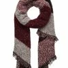 Even&Odd Scarf - Dark Red/black -Even&Odd Sales Store 1d4be69afd384c688af4e520bec440fe