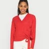 Even&Odd WRAPPED CARDIGAN - Cardigan - Red -Even&Odd Sales Store 1dfba7e14a164ddfbabf9d3a74152cef