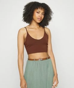 Even&Odd 2 PACK - Top - Black/brown -Even&Odd Sales Store 1e5a4ddd2cd949eb94f08fb7b29aa372