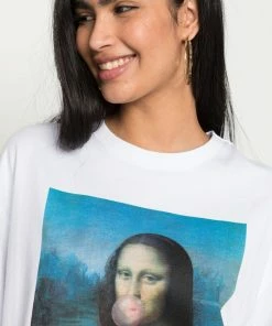 Even&Odd DRESS WITH BIG PLACEMENT - Jersey Dress - White/multi Coloured -Even&Odd Sales Store 1ebf1402c96c4133bd4b0187016e2707