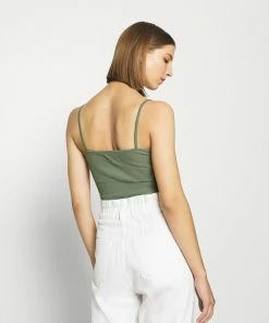 Even&Odd 2 PACK - Top - Green/black -Even&Odd Sales Store 1f152b358d4343788dbd07c79f37b21b