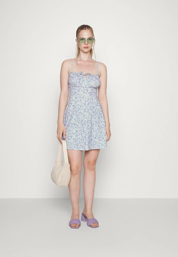 Even&Odd Jersey Dress - Purple/ Multi-coloured 4 Even&Odd Jersey Dress - Purple/ Multi-coloured - Image 2