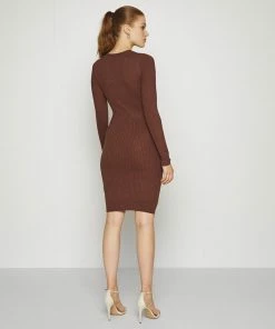 Even&Odd Jumper Dress - Dark Brown -Even&Odd Sales Store 1fc8606de040450a8bd20b4673bf4bf6